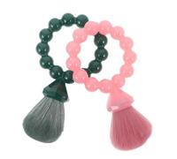 VILLFUL Lot de 2 Pinceaux à Blush Doux en Fibres Synthétiques, Mini Format Portable, Pinceaux Poudre Visage pour Maquillage Uniforme, pour Voyage et Retouches