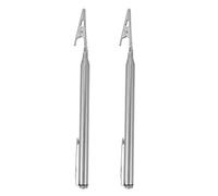 VILLFUL Lot de 2 Pinces Crocodiles en Acier Inoxydable Télescopiques Support Portable Réglable pour Porte-Bannière Poteau de Présentoir pour Panneaux Publicitaires Usage Industriel et