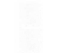 VILLFUL Lot de 2 Plaques de Modelage en Acrylique - Plaque Carrée de 18,5 X 18,5 Cm (7,3 X 7,3 Pouces) pour Pâte à Modeler Autodurcissante - Transparente pour Atelier de Loisirs Créatifs