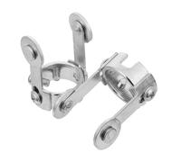 VILLFUL Lot De 2 Rouleaux De Guidage Pour Découpe Plasma Entretoise De Roue De Guidage Guide De Démarrage Pour Découpeur Plasma Entretoise De Roue Argent