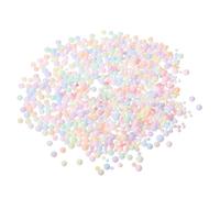 VILLFUL Lot de 2 Sachets de Boules de Mousse Colorées Macaron 2-3 MM 4-6 MM 200 G Total Perles à Modeler et Remplissage Décoratif pour Boîtes Présents Bricolage et Artisanat Créatif