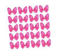 VILLFUL Lot de 20 Élastiques pour Poils d'animaux, Cravates Élastiques Rose pour Chiens, Accessoires Coiffure Petits Animaux, Usage Quotidien, Chiens Et Chiots