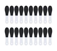 VILLFUL Lot de 20 Râpes à Pieds en Plastique Double Face pour Éliminer Callosités et Peaux Mortes Exfoliant pour Pieds Secs ou Mouillés Outil Léger et Antidérapant pour Soin