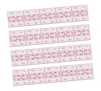 VILLFUL Lot de 20 Serviettes en Papier à Motifs Love de Cœur, Jetables, Taille Standard, Doux et Résistant, pour Mariage, Saint-valentin et Décoration de Table Romantique