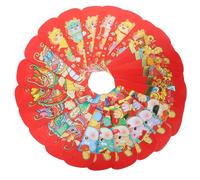 VILLFUL Lot De 24 Enveloppes Rouges Traditionnelles En Papier Pour Le Nouvel An Idéales Pour Les Invités Pour Les Fêtes De Fin D'Année