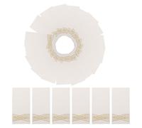 VILLFUL Lot de 25 Serviettes Décoratives en Papier Motif Ondulé Doré 20 X 10 CM Serviettes de Table Jetables pour Fête Mariage et Restaurant Absorbantes et Pliables pour Cocktail