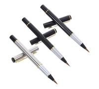VILLFUL Lot De 3 Pinceaux De Calligraphie Chinoise Stylos À Encre Pinceaux Chinois Pour Écriture Stylos À Plume Peints Rechargeables