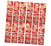 VILLFUL Lot De 30 Enveloppes Rouges Pour Mariage Nouvel An Pochettes Rouges 2024 Dragon Papier