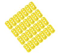 VILLFUL Lot de 30 Gommes à Crayon Jaunes en Tpr, Compactes et Douces Pages, pour Examens et Sessions D'étude Design Motivationnel Mignon