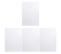 VILLFUL Lot de 4 Blocs-Notes de Brouillon 160 Feuilles Papier Blanc Épais Protection Oculaire Format A4 pour Étudiants Calculs et Usage Bureau