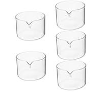 VILLFUL Lot De 5 Coupelles Dévaporation En Verre Pour Laboratoire Bol De Cristallisation Outil Dévaporation Bec Verseur Pour Un Versement Précis