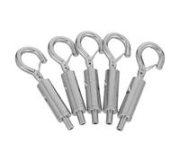 VILLFUL Lot de 5 Crochets Suspendre Réglables en Fil D’acier 1,2-1,5 Mm pour Tableaux, Cadres et Œuvres D’art, Fixation Sécurisée sans Abîmer Murs, Accessoires Polyvalents pour