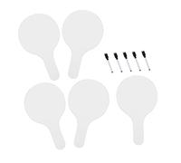 VILLFUL Lot De 5 Tableaux Blancs Double Face Portables Pour Étudiants Tableaux Effaçables À Sec Pour Salle De Classe Palette Double Face Pour Tableau À Palette