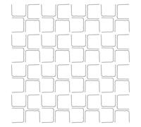 VILLFUL Lot de 500 Baguettes de Soudure à Angle Plat 06 MM pour Réparation de Pare-Chocs Fil de Brasage Pratique en Alliage Aluminium Outil de Soudage Automobile pour Réparation