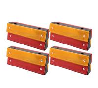 VILLFUL Lot De 6 Panneaux De Signalisation Réfléchissants Pour Allée De Garage Trottoirs Et Voies De Circulation Panneaux Réfléchissants Pour Piétons Et Allées De Garage Abs