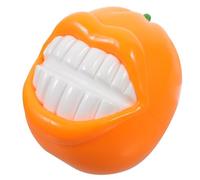 VILLFUL Mâcher Amusant pour Chiens, Forme Orange, TPR | Chiots et Éducateurs, Couineur Interactif, Lancer et Récupérer, Soulage le Stress Quand vous Êtes Absent
