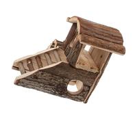 VILLFUL Maison pour Hamster Accessoire de Cage Naturel et Sûr Cachette Confortable pour Hamster Dwarf Habitat Sturdy Favorise Exploration Comportement Naturel