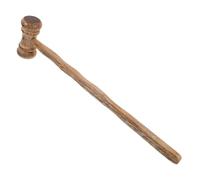 VILLFUL Marteau de Juge Bois Pratique pour Enchères Gavel Réutilisable Compact et Portable Outil Essentiel pour Avocats et Commissaires-priseurs