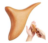 VILLFUL Masseur Thaï Ergonomique pour Dos Cou Outil Gua Sha Compact et Polyvalent pour Détente Musculaire