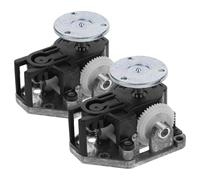 VILLFUL Mécanisme Musical Métallique 2 Pièces Mouvement Remplaçable pour Boîte à Musique Pièces de Mécanisme pour Réparation et Création Adapté à Boîtes en Bois Verre ou Plastique