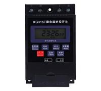 VILLFUL Minuteur Numérique à -Ordinateur pour Prise Murale Minuterie de Contrôle Programmable Minuterie pour Éclairage Extérieur et Système Solaire Compatible Batterie Commande