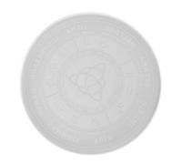 VILLFUL Moule en Silicone Époxy Miroir Divinatoire Créatif pour Artisanat Rigide Transparent Flexible, Usage Manuel pour Passionnés D’Astrologie et Fabrication DIY, Couleur Transparente,