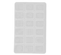 VILLFUL Moule Silicone DIY pour Jeu de Mahjong Flexible pour Création de Tuiles Personnalisées Accessoire Pratique pour Amateurs et Cadeau Unique