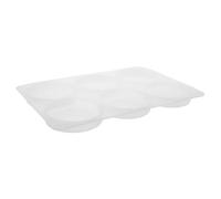 VILLFUL Moule Silicone Réutilisable pour Sceau de Cire Plateau Antidérapant Emplacements Matériel DIY pour Lettres Journaux et Papeterie de Mariage