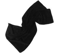 VILLFUL Nappe Noire Rectangulaire pour Maquilleuse, Protège-table en Tissu Résistant aux Plis, pour Studios et Voyages, Design Professionnel et Minimaliste, 81x50 Cm
