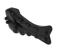 VILLFUL Oreiller Cervical de Massage Cou Haut du Dos, Masseur de Points de Déclenchement du Trapèze, Outil Ergonomique de Soulagement Musculaire Portable, Noir, Bureau et Voyage, Soutien