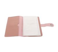 VILLFUL Organisateur de Cash avec Pochettes Transparentes Classeur de Rangement Billets pour Gestion de Budget Personnel Carnet Économies Léger pour Bureau et Voyages Rose