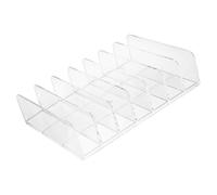 VILLFUL Organisateur de Tiroir en Acrylique Transparent 7 Compartiments, Boîte de Rangement Maquillage et Cosmétiques, Grand Espace pour Bureau et Coiffeuse, pour Accessoires et Outils