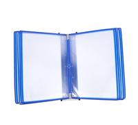 VILLFUL Organisateur Mural de dossiers avec Pochettes Transparentes Support Suspendu pour brochures et Magazines Rangement Mural Polyvalent pour Bureau école ou Centre médical