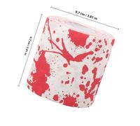 VILLFUL Papier Toilette Halloween Motif Sanglé Décoratif Résistant Sans Blanchiment pour Fête Salle de Bain
