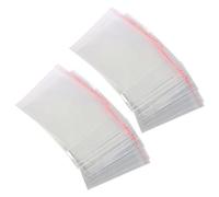 VILLFUL Paquet de Rangement Transparents 12 X 18 CM 200 Pièces Auto-Adhésifs pour Conservation de Vêtements et Emballage sous Vide