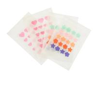 VILLFUL Patch Anti-Boutons Hydrocolloïde Coloré 4 Feuilles Imperfections Invisible et Respirant pour Peaux Grasses Soin Visage Quotidien