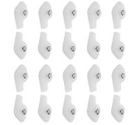 VILLFUL Patchs Anti-frottement pour Baskets Sportives - 10 Paires de Protections D'ouverture en Patch Adhésif Noir - Coussinets de Doublure Intérieure Résistants pour Col de