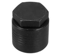 VILLFUL Patin de Cric à Vis Réglable en Acier Coussinet de Support de Vérin Hydraulique Tête Plate Ajustable pour Levage Industriel et Manutention Accessoire de Stabilisation pour