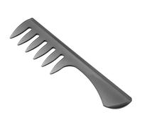 VILLFUL Peigne à Dents Larges Noir pour Coiffure et Lissage Démêlage Doux Volume Facile Adapté à Tous Types de Cheveux Outil Professionnel pour Salon et Usage Domestique