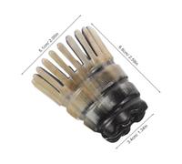 VILLFUL Peigne de Massage Corne Naturelle pour Détente Dos et Visage Outil de Grattage Guasha Unisexe pour Soins Quotidiens