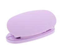 VILLFUL Perforatrice à Feuilles Mobiles de Bureau 6 Cm Double Trou Réglable Violet Lavande, Outil Perforation Professionnel pour Scrapbooking, Loisirs Créatifs et Usage Bureau Quotidien
