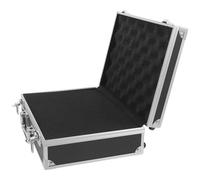 VILLFUL Petite Mallette à Outils en Alliage D'aluminium, Portable, Noir | Mallette de Poste de Travail, Protection Sûre, Intérieur Mousse, Transport Facile, Merci Enseignants