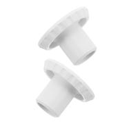 VILLFUL Pièces du Bouchon de Vidange du Refroidisseur en Plastique Blanc, Lot de 2, Compatible avec Haier, Maintient l’Air Froid, Pour Réfrigérateur et Camping