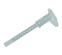 VILLFUL Pied à Coulisse en Plastique Gris 150 MM pour Mesure Précise des Sourcils Règle à Double Échelle Portable Outil de Mesure des Sourcils pour Maquillage Professionnel