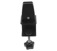 VILLFUL Pince de Serrage Alliage Aluminium pour Cloison de Bureau Support Réglable pour Séparateur de Bureau et Protection Écran Fixation Stable pour et Écoles Noir Grand Modèle