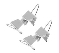 VILLFUL Pinces pour Toile Peinture à Huile en Acier Inoxydable 2 Pièces Surface Lisse, Support Cadre et Séparation pour Toile Humide Artistique