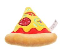 VILLFUL Pizza Squeaky pour Accessoire de Jeu pour Réduit Comportement de Morsure Stimule Exercice