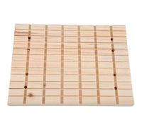 VILLFUL Planche à Gratter en Bois 27X20X15 CM pour Petits Animaux Plaque de Meulage Naturelle pour Lapins Hamsters et Rongeurs Outil de Soin des Griffes Solide et Écologique