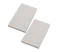 VILLFUL Planche à Limer Les Griffes pour Petits Animaux en Pierre De Lave Naturelle, Lot De 2, Surface Abrasive Solide, pour Cage De Lapin, Chinchilla, Hérisson Et Cochon d'Inde