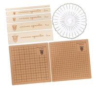 VILLFUL Planche Macramé DIY avec Épingles et Règles Tapis de Nouage pour Corde Macramé Outil Créatif pour Bijoux et Décorations